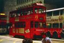 Double Decker Trolley Buses, Central, Hong Kong Island